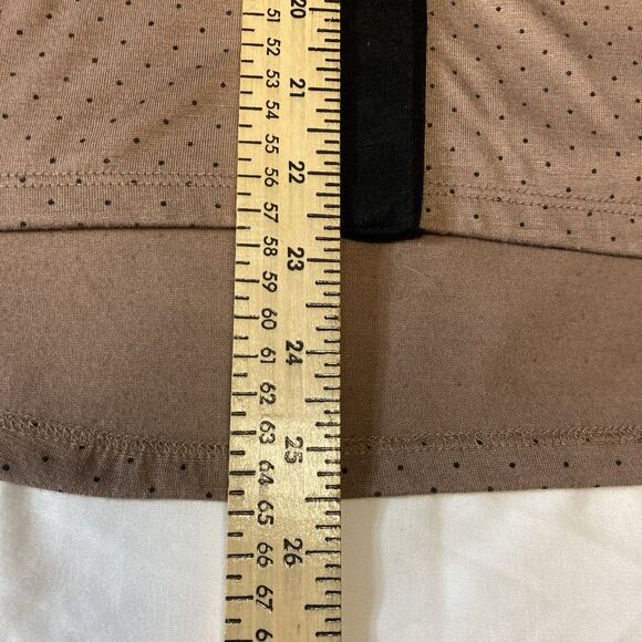 French Laundry Button Up Sleeveless Top Petite Medium w/Curved or Extended Hem - Picture 9 of 15